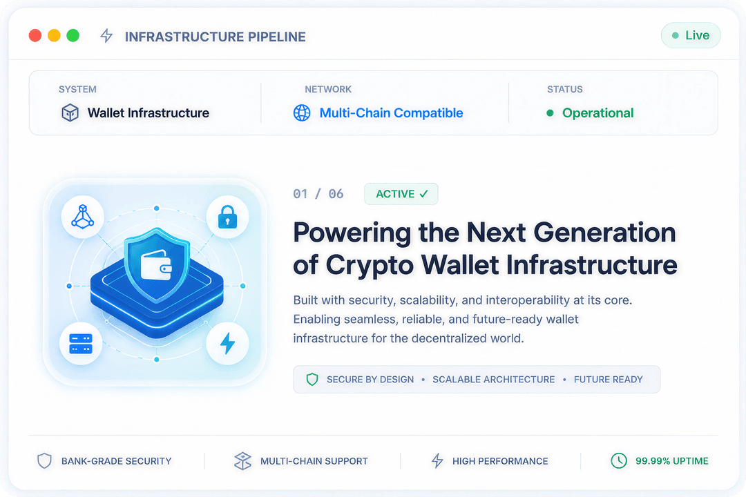 Powering the Next Generation of Crypto Wallet Infrastructure